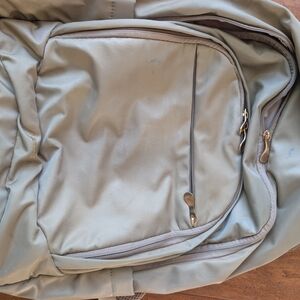 Travel Backpack - Champagne or light beige color (stained)